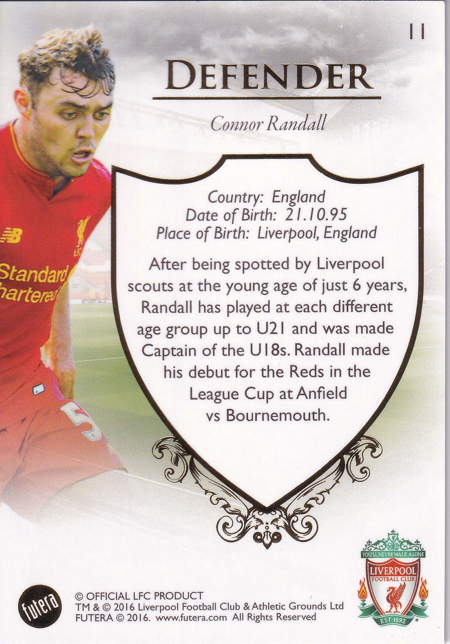 011. CONNOR RANDALL - LIVERPOOL