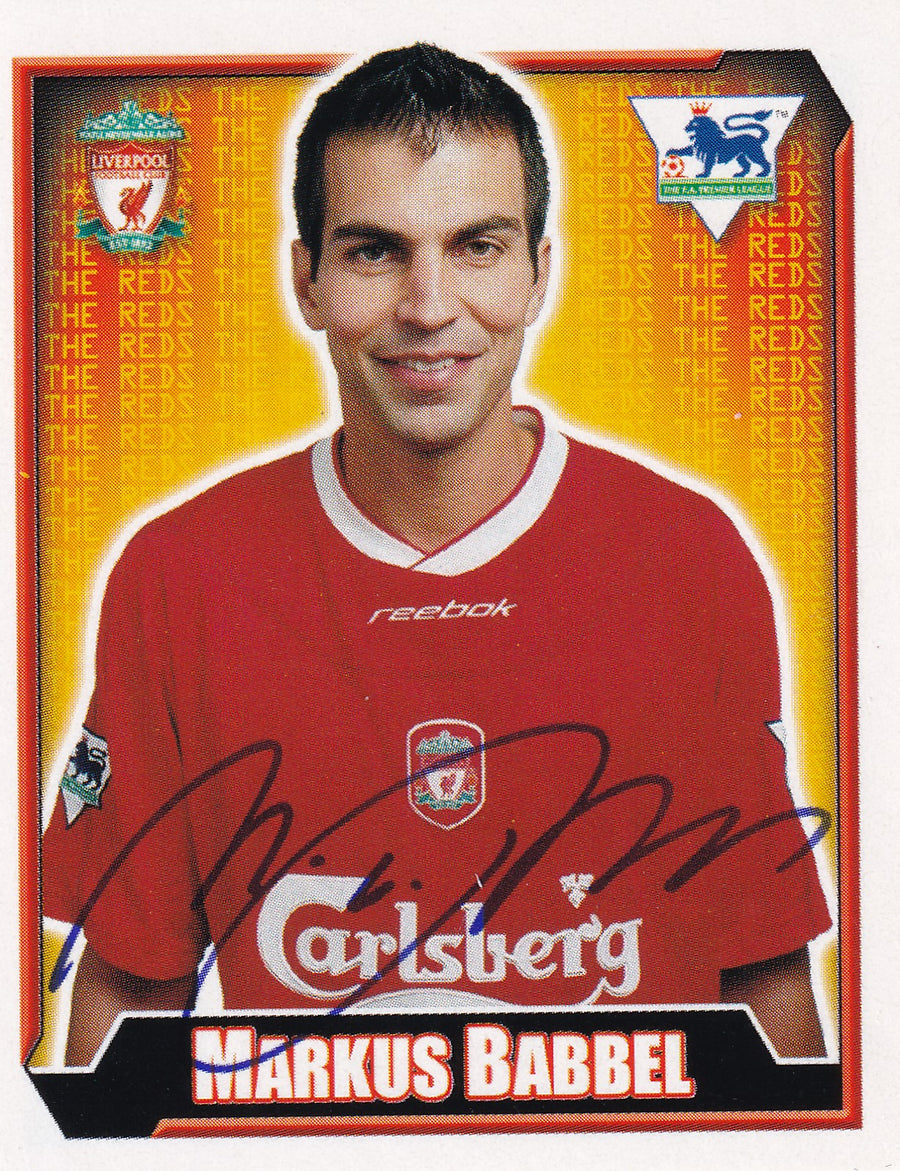 306. MARKUS BABBEL - LIVERPOOL - GREEN BACK