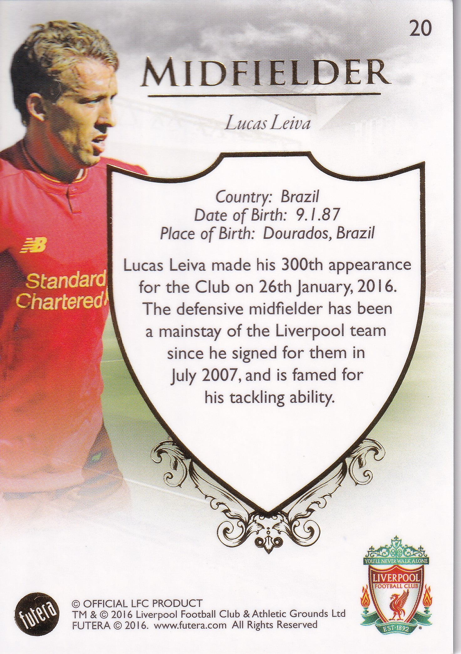 020. LUCAS LEIVA - LIVERPOOL