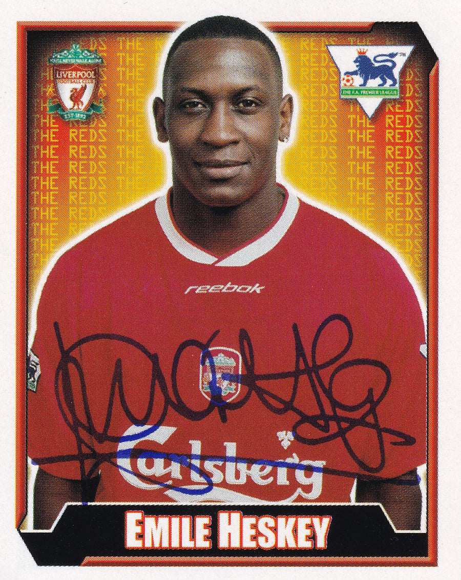 325. EMILE HESKEY - LIVERPOOL - GREEN BACK