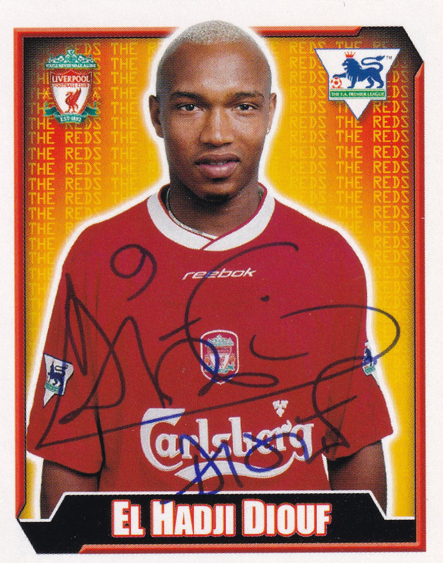 324. EL HADJI DIOUF - LIVERPOOL - GREEN BACK