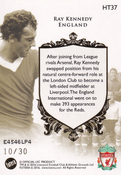 HT37. Ray Kennedy #10/30 - Heritage - Liverpool