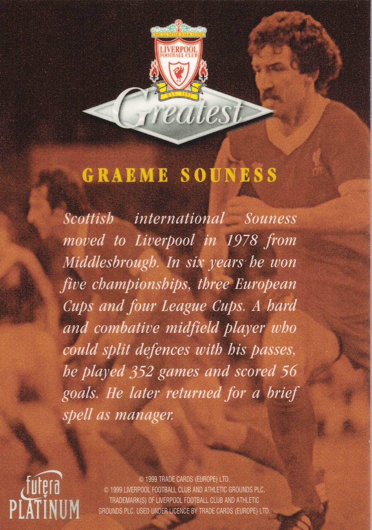 042. GRAEME SOUNESS - GREATEST - LIVERPOOL