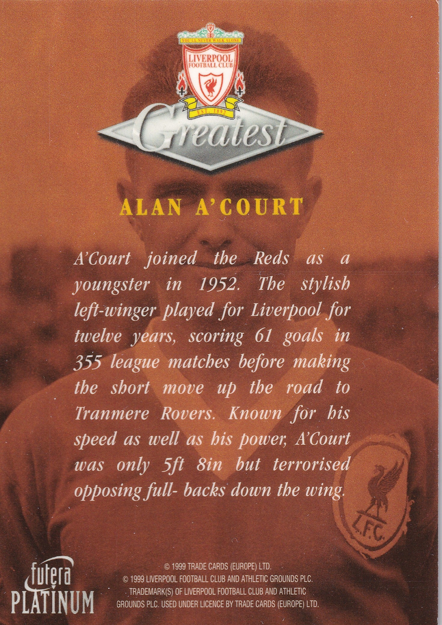 001. ALAN A'COURT - LIVERPOOL - GREATEST
