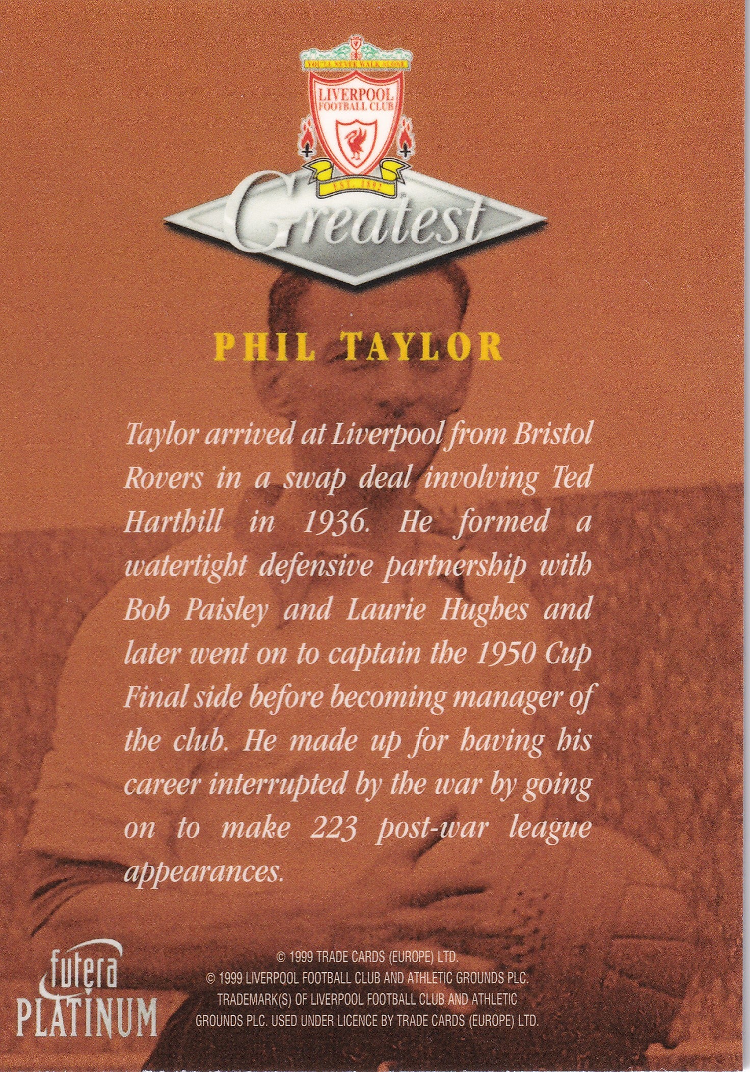 045. PHIL TAYLOR - GREATEST - LIVERPOOL