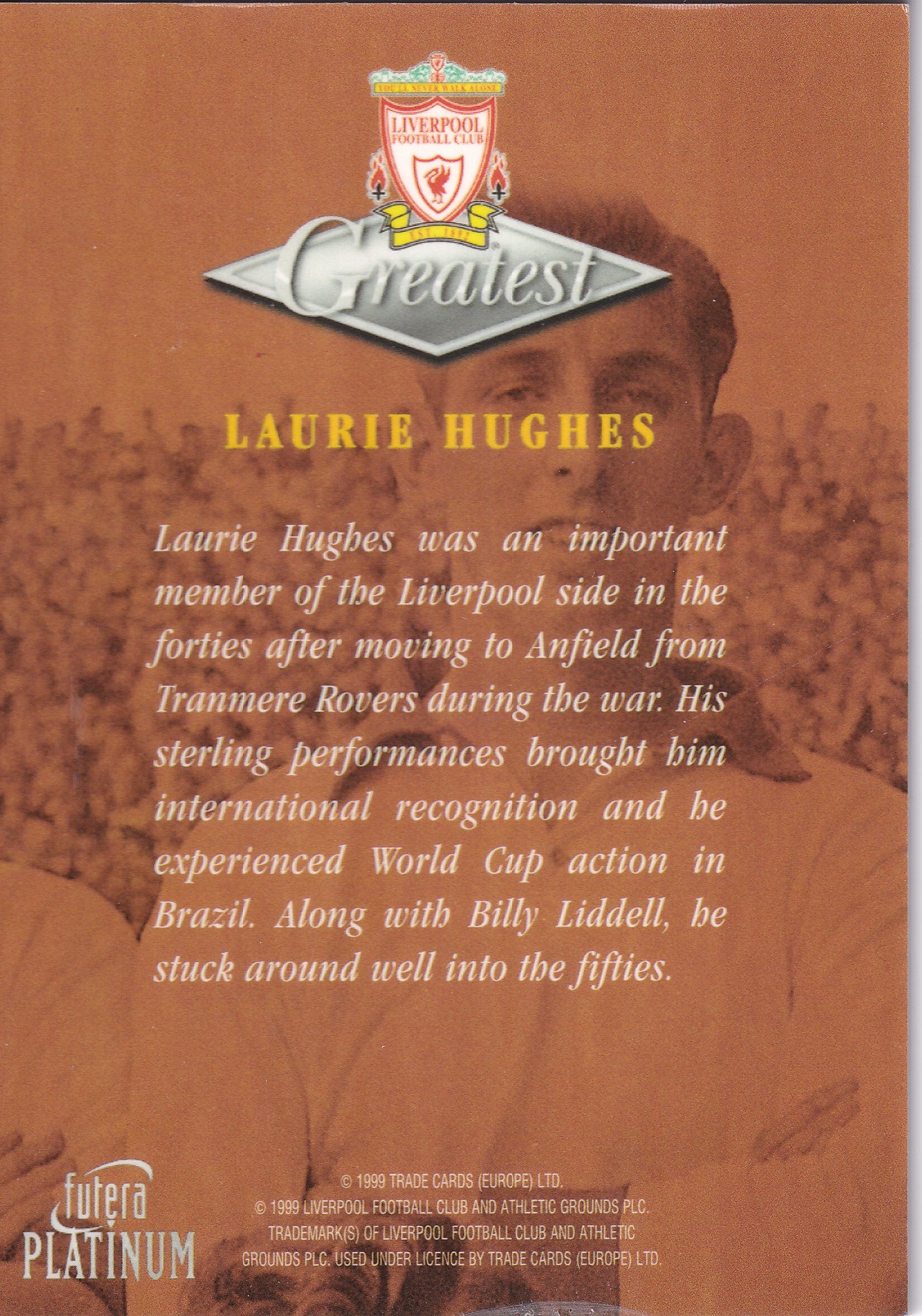 020. LAURIE HUGHES - GREATEST - LIVERPOOL