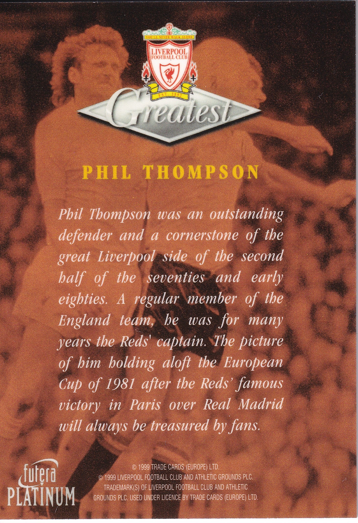 047. PHIL THOMPSON - GREATEST - LIVERPOOL