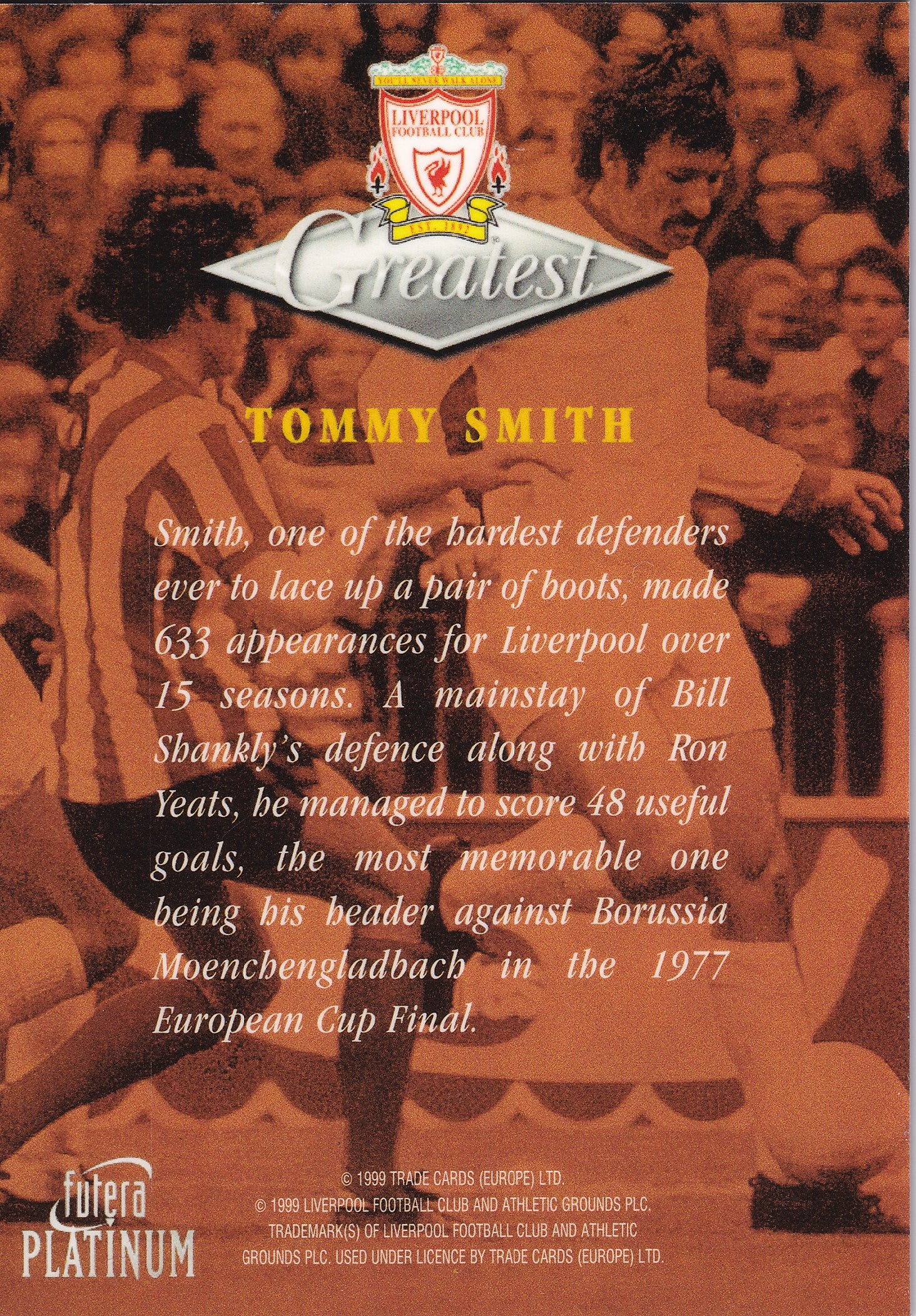 041. TOMMY SMITH - GREATEST - LIVERPOOL