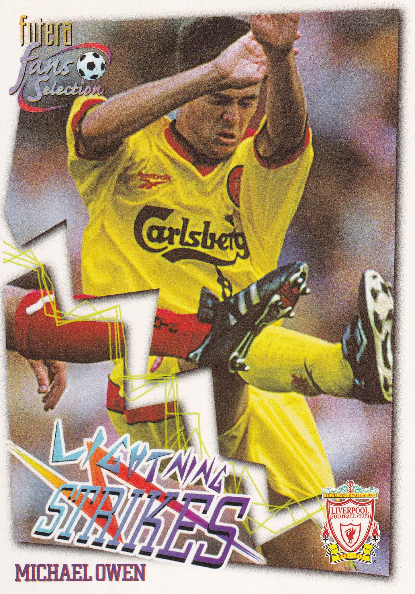 067. MICHAEL OWEN - LIVERPOOL - LIGHTNING STRIKES
