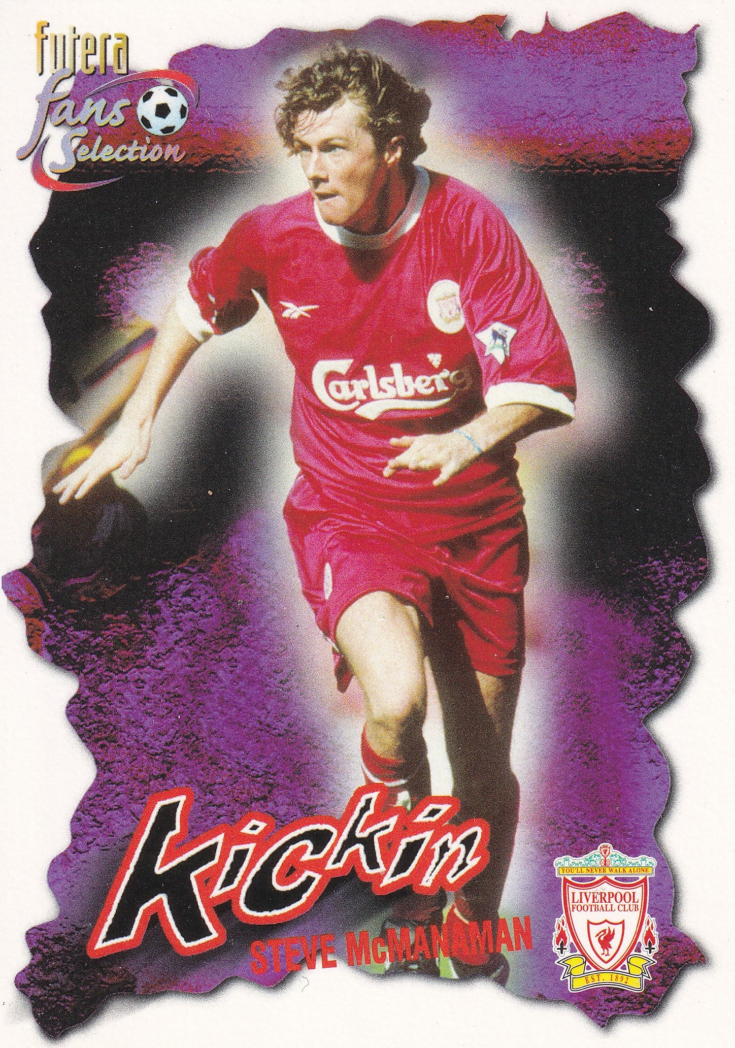 039. STEVE McMANAMAN - LIVERPOOL - KICKIN