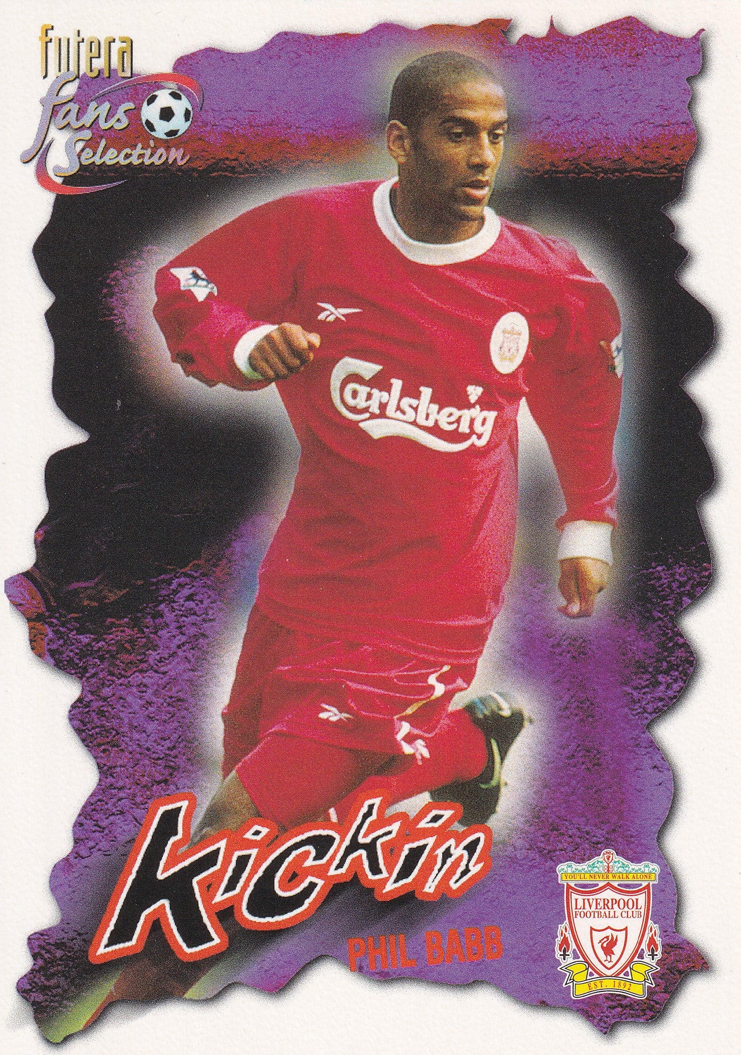 042. PHIL BABB - LIVERPOOL - KICKIN