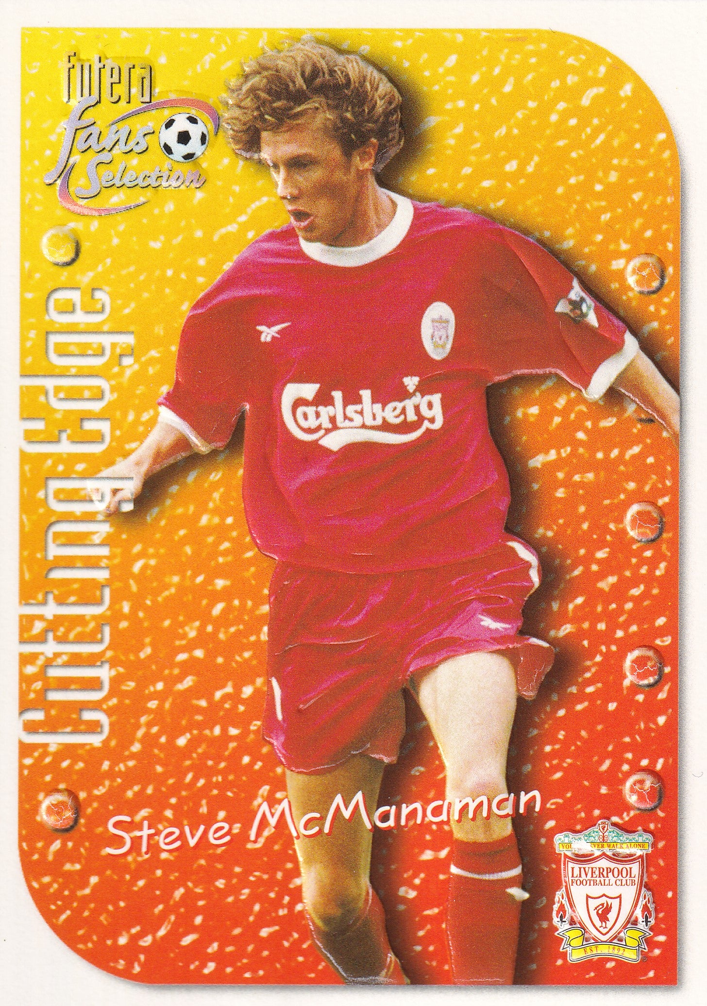 CE4. STEVE McMANAMAN - LIVERPOOL - EMBOSED