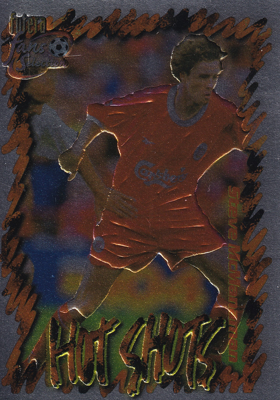 HS4. STEVE McMANAMAN - LIVERPOOL - HOT SHOTS - CHROME EMBOSED