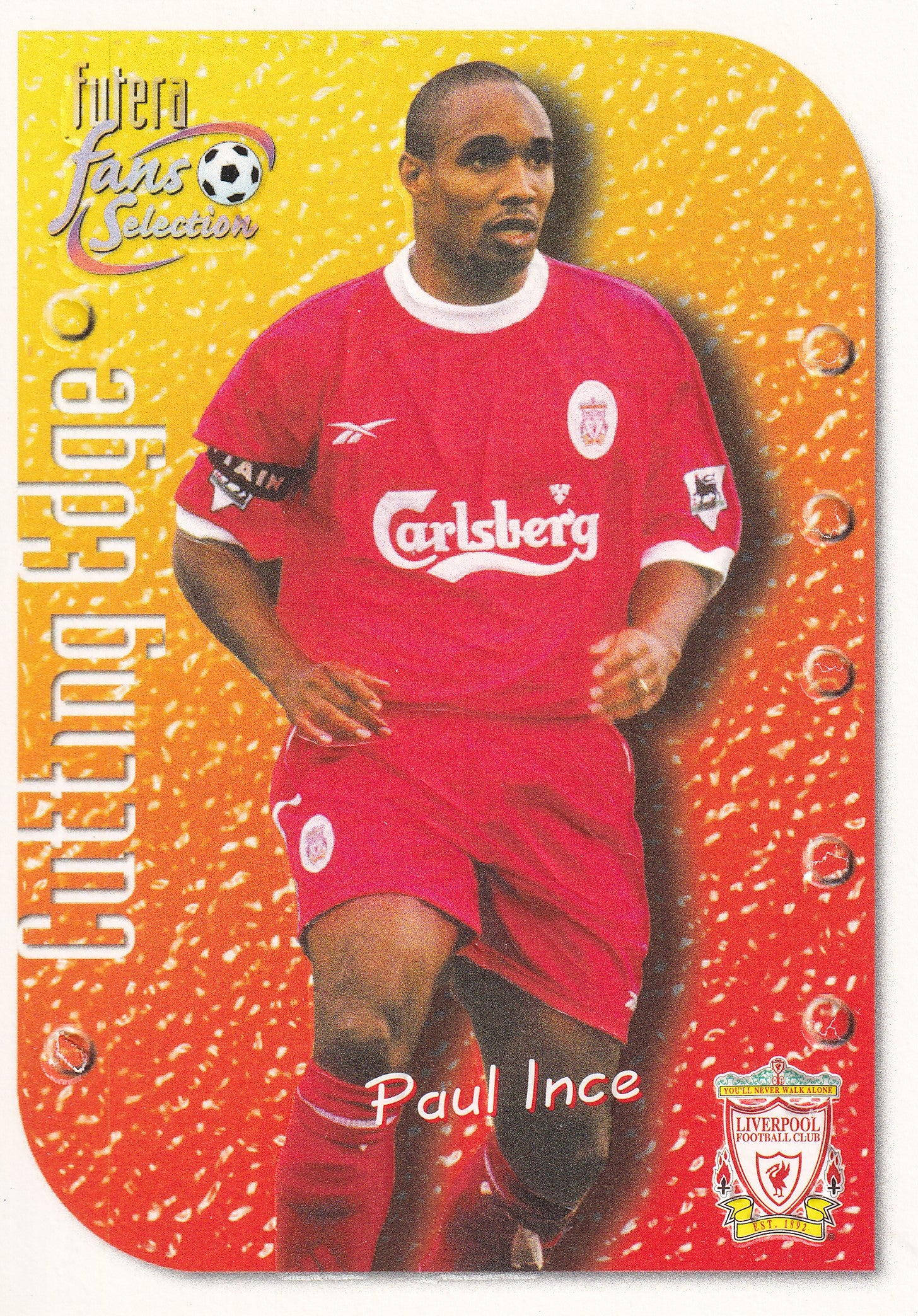 CE1. PAUL INCE - LIVERPOOL - EMBOSED