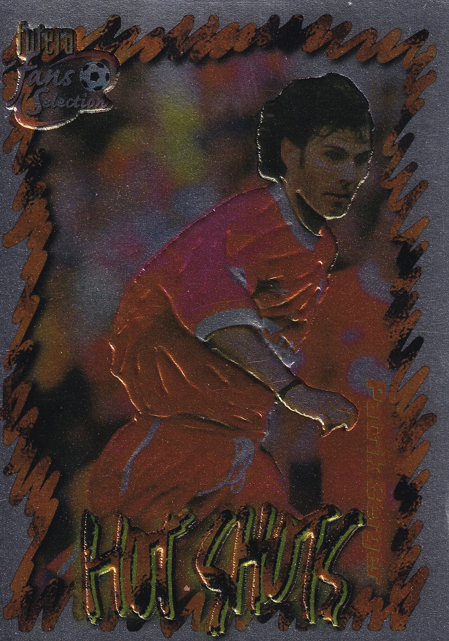 HS7. PATRIK BERGER - LIVERPOOL - HOT SHOTS - CHROME EMBOSED