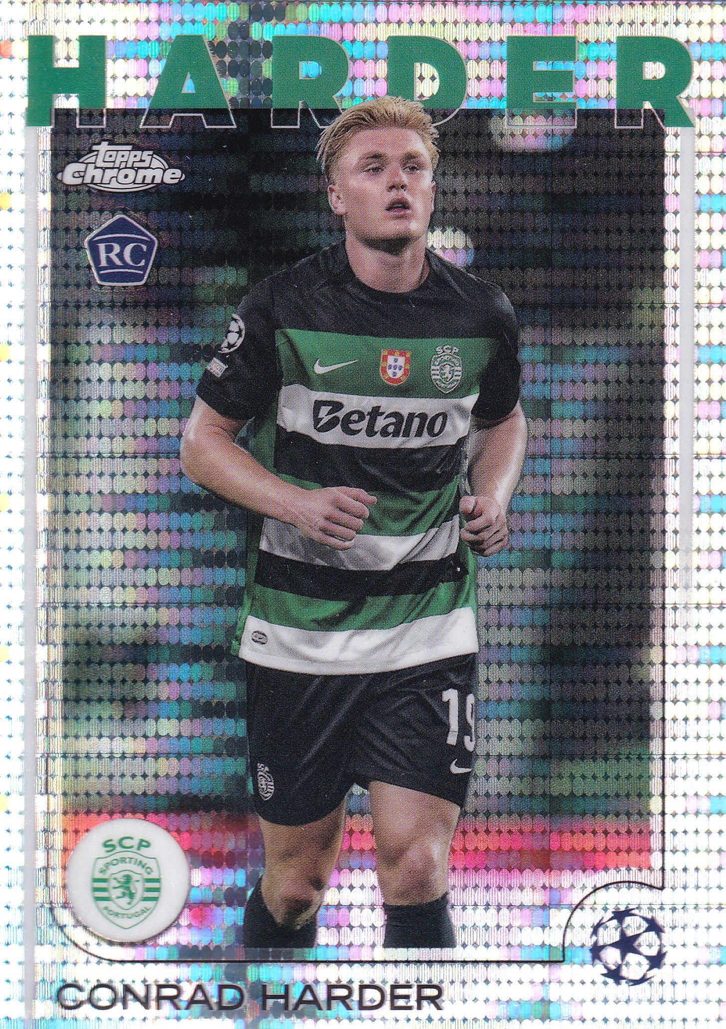177. CONRAD HARDER - SPORTING LISBOA - ROOKIE CARD - HYPER PRIZM