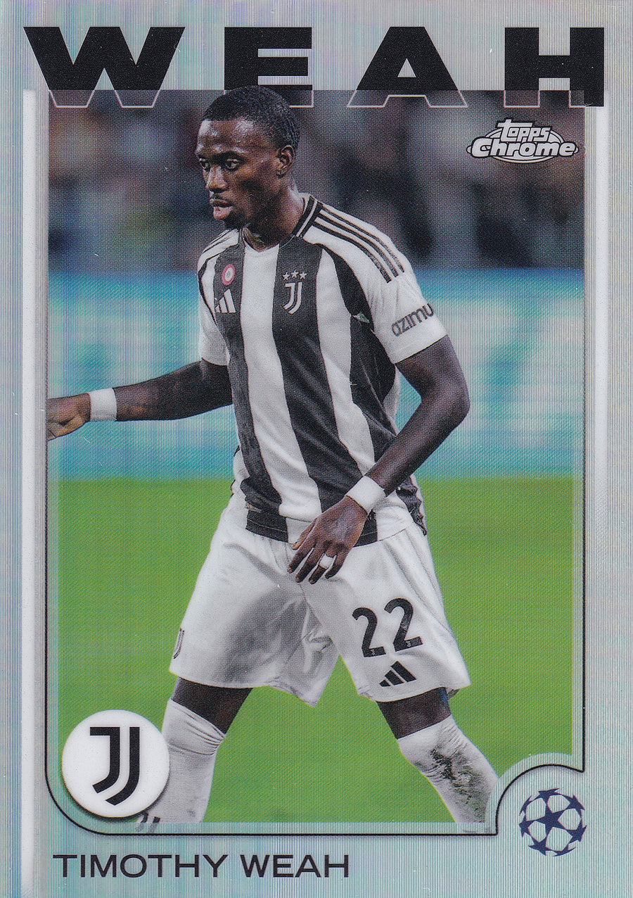 088. TIMOTHY WEAH - JUVENTUS - SILVER REFRACTOR