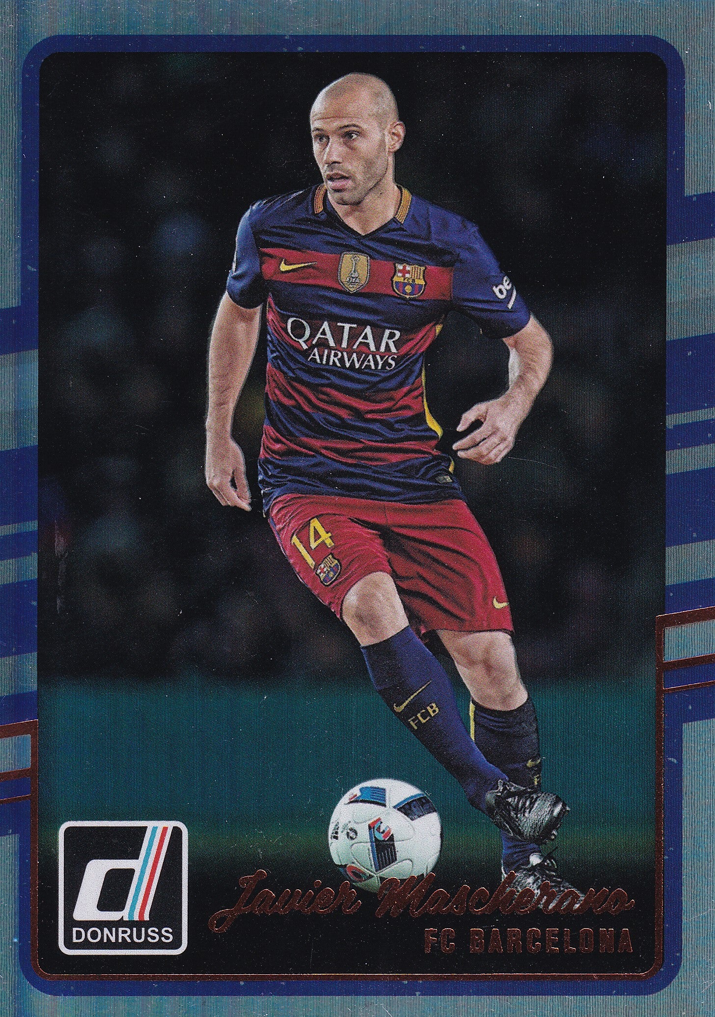 027. JAVIER MASCHERANO - FC BARCELONA - SILVER