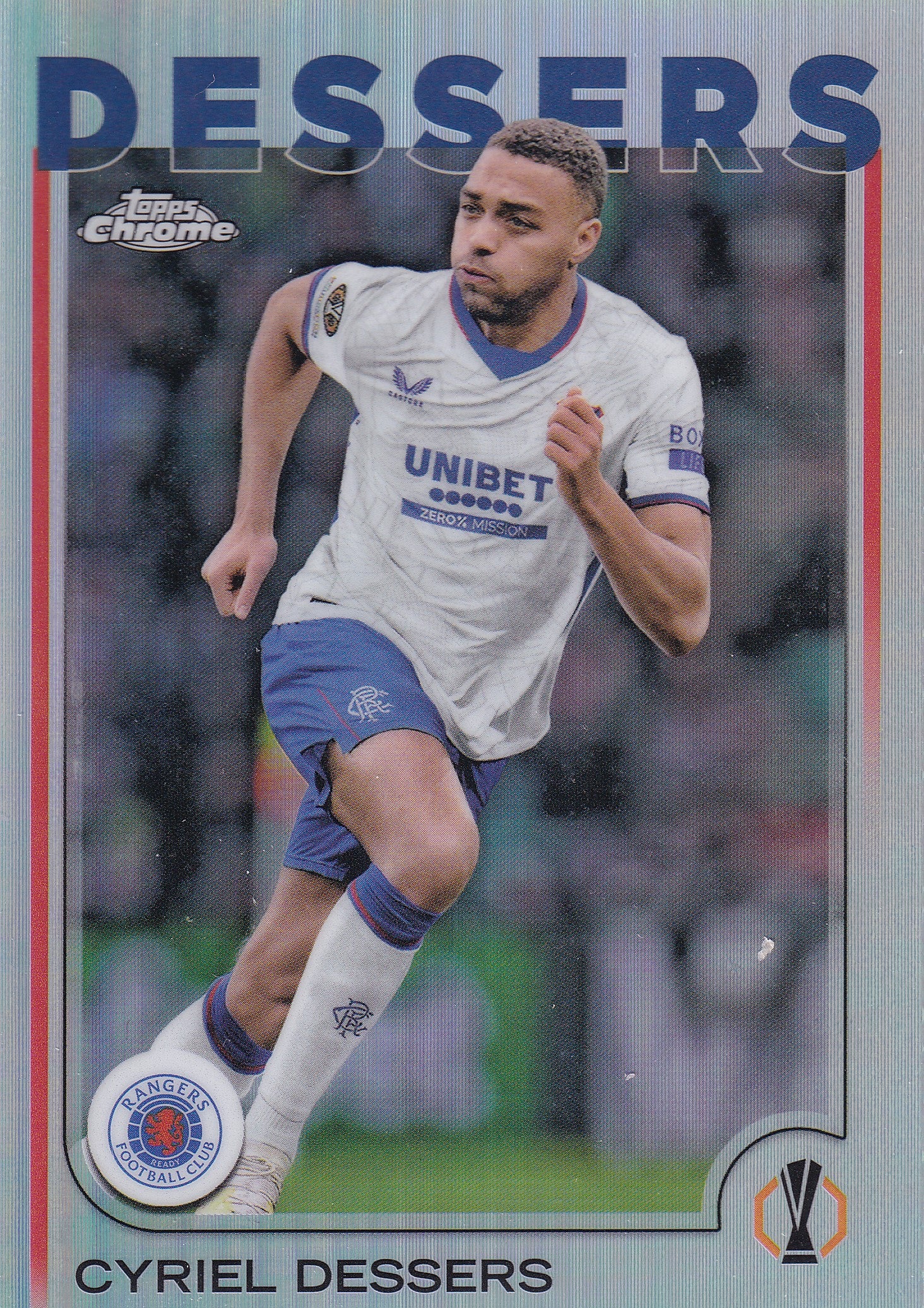 080. CYRIEL DESSERS - RANGERS - SILVER REFRACTOR