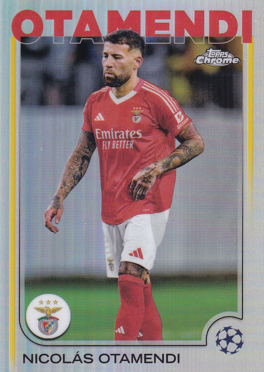 086. NICOLAS OTAMENDI - SL BENFICA - SILVER REFRACTOR