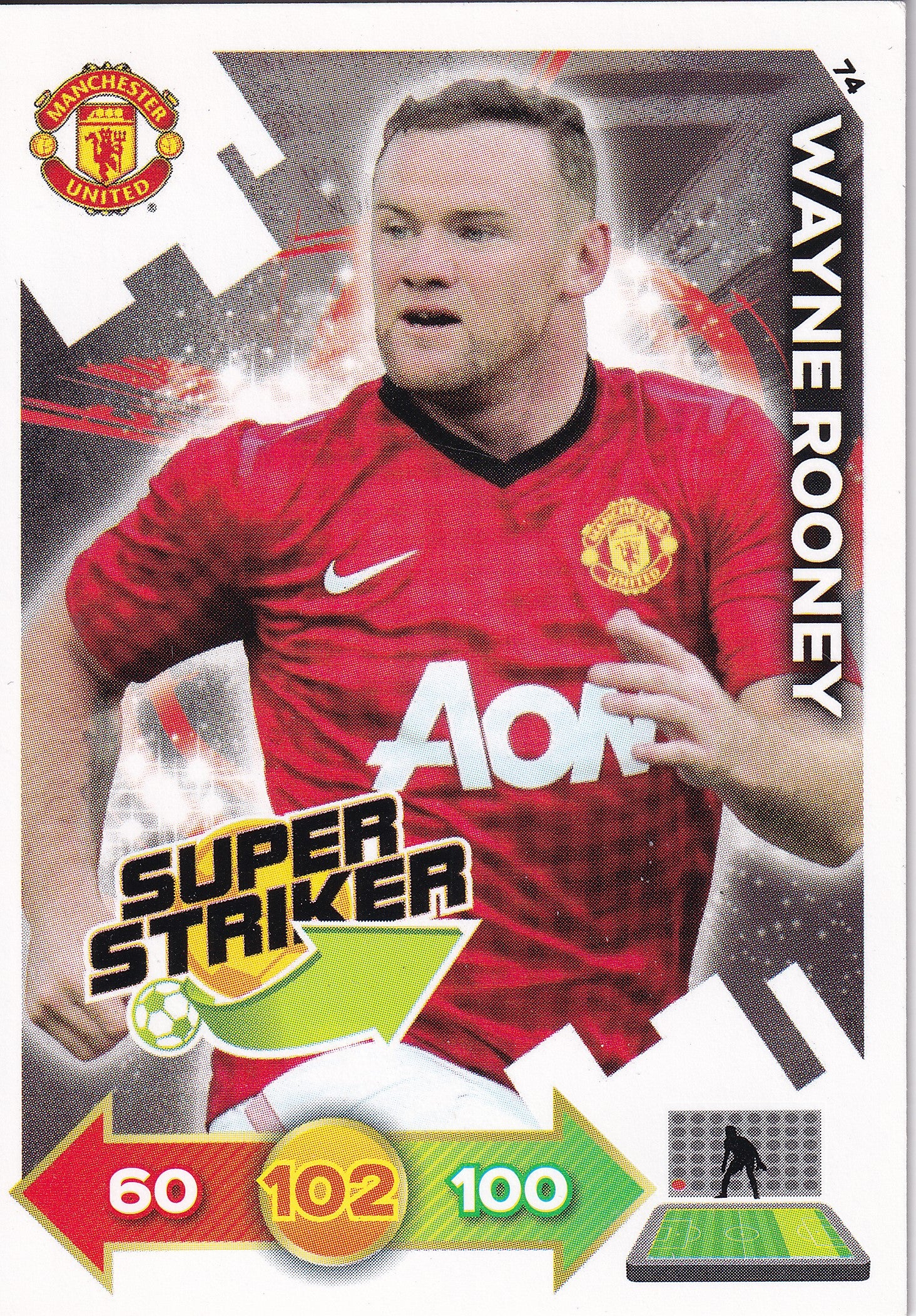074. WAYNE ROONEY - MANCHESTER UNITED - SUPER STRIKER
