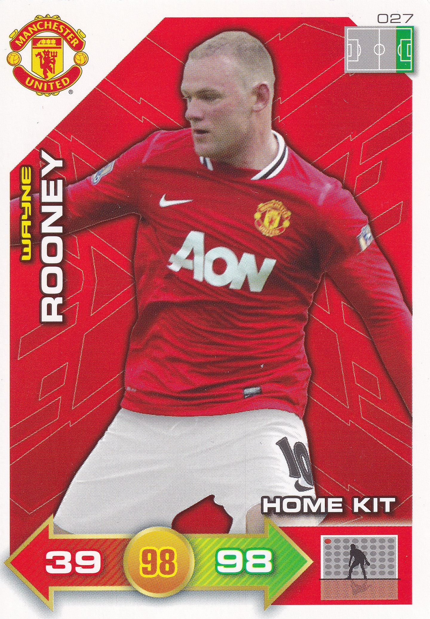 057. WAYNE ROONEY - MANCHESTER UNITED - RED DEVIL