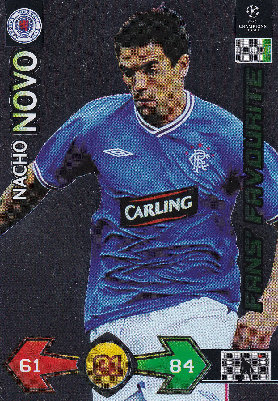 261. NACHO NOVO - GLASGOW RANGERS - FANS FAVOURITE
