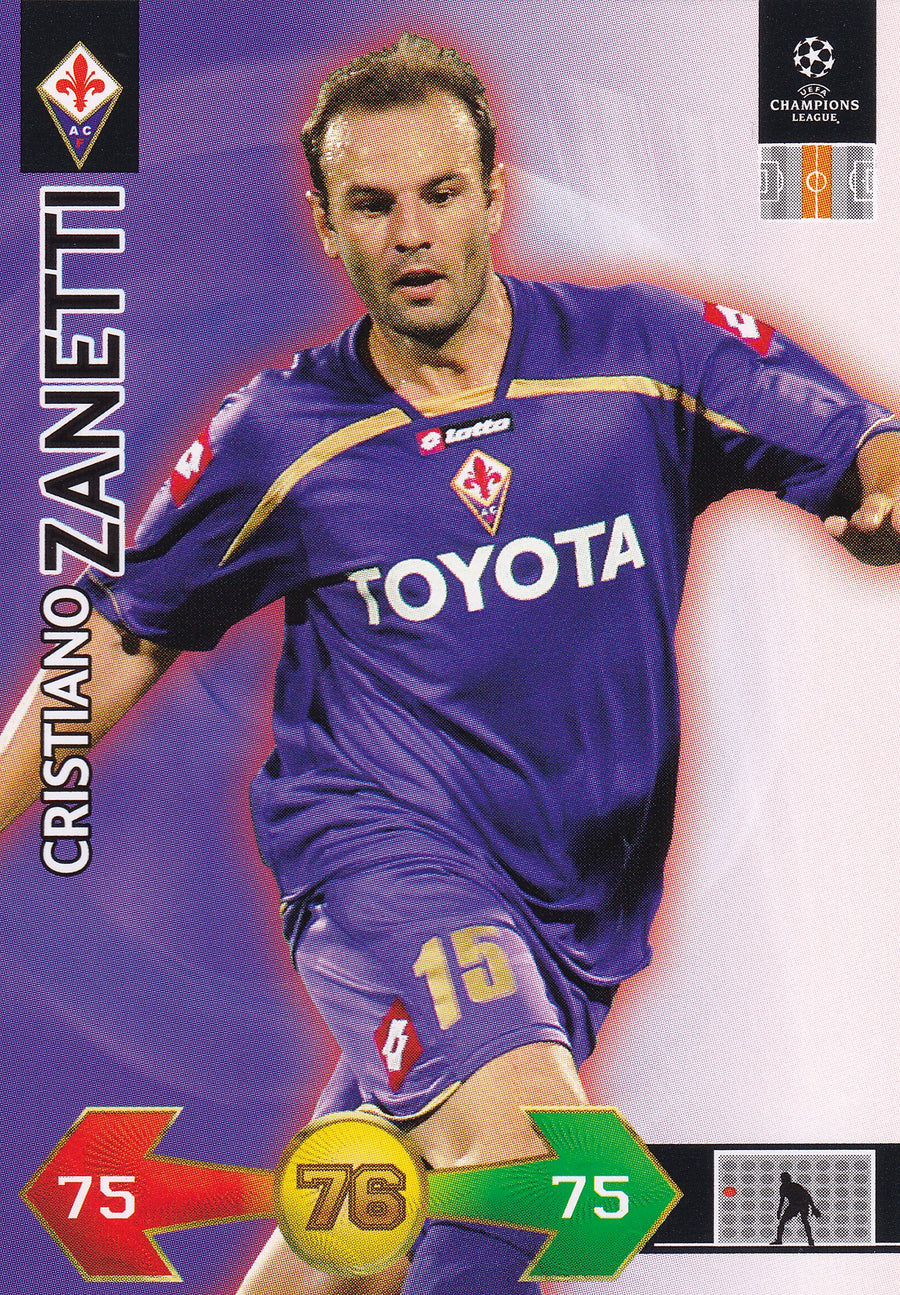 UE-408. CRISTIANO ZANETTI - AFC FIORENTINA