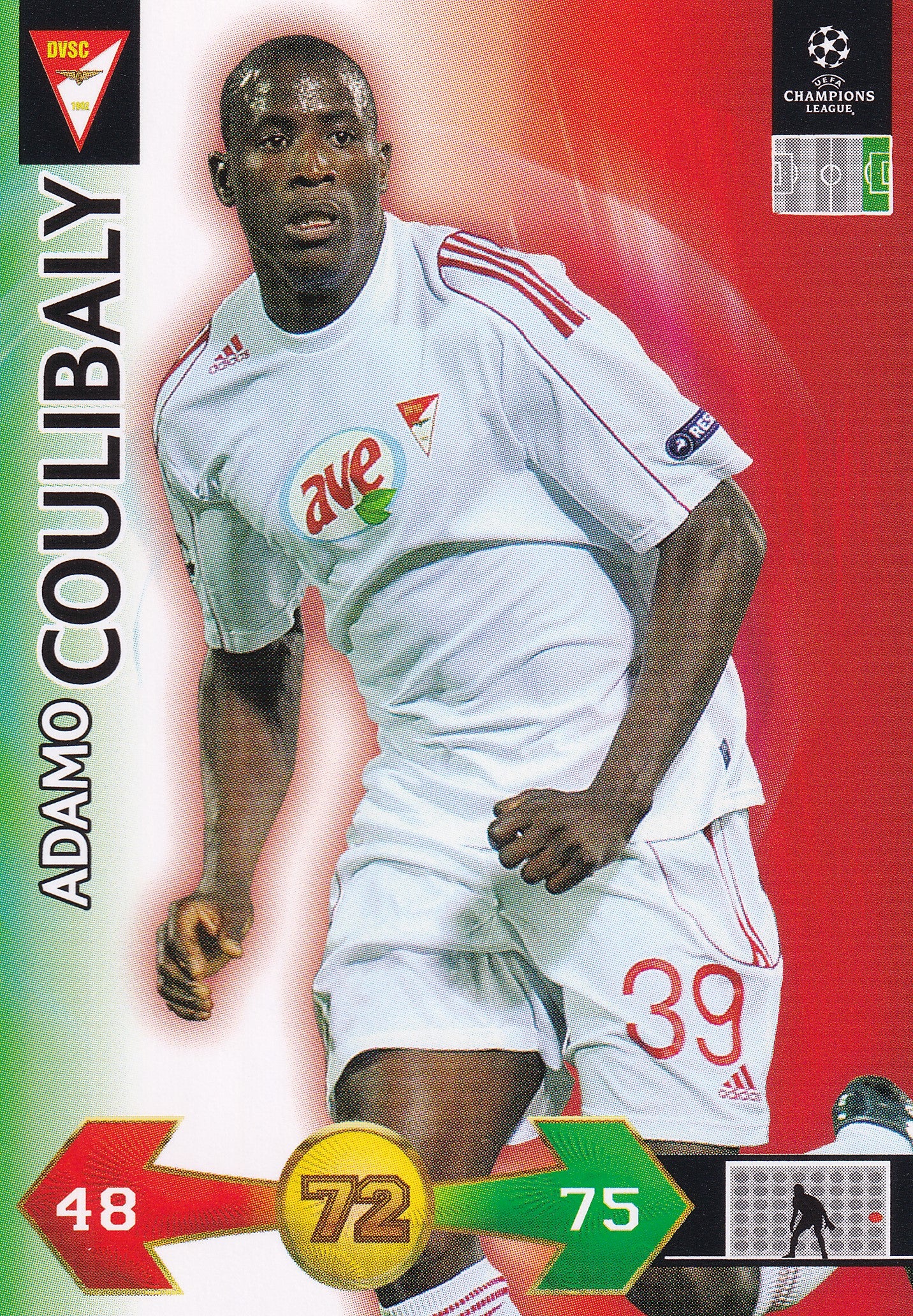 UE-400. ADAMO COULIBALY - DEBRECENI VSC