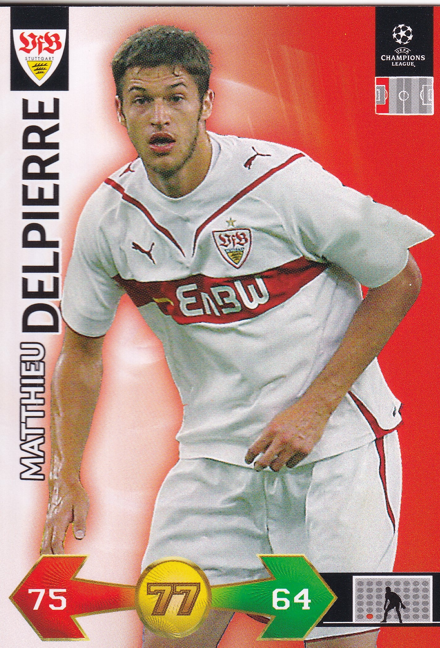 UE-454. MATTHIEU DELPIERRE - STUTTGART