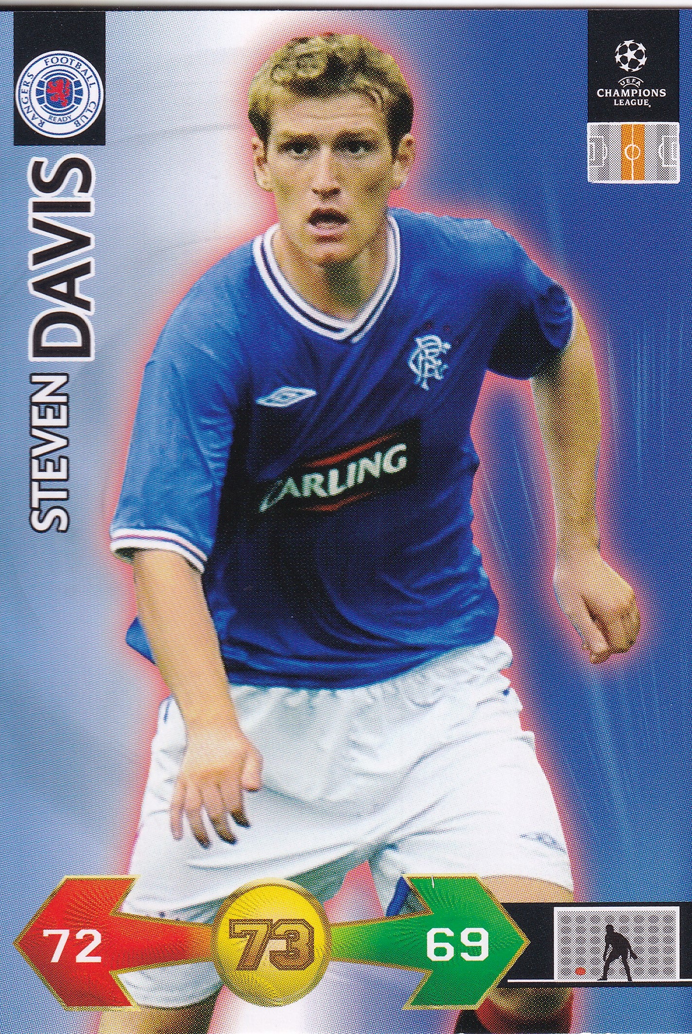 255. STEVEN DAVIS - GLASGOW RANGERS