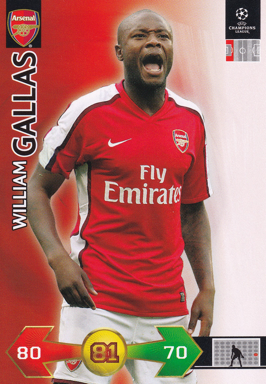 UE-359. WILLIAM GALLAS - ARSENAL