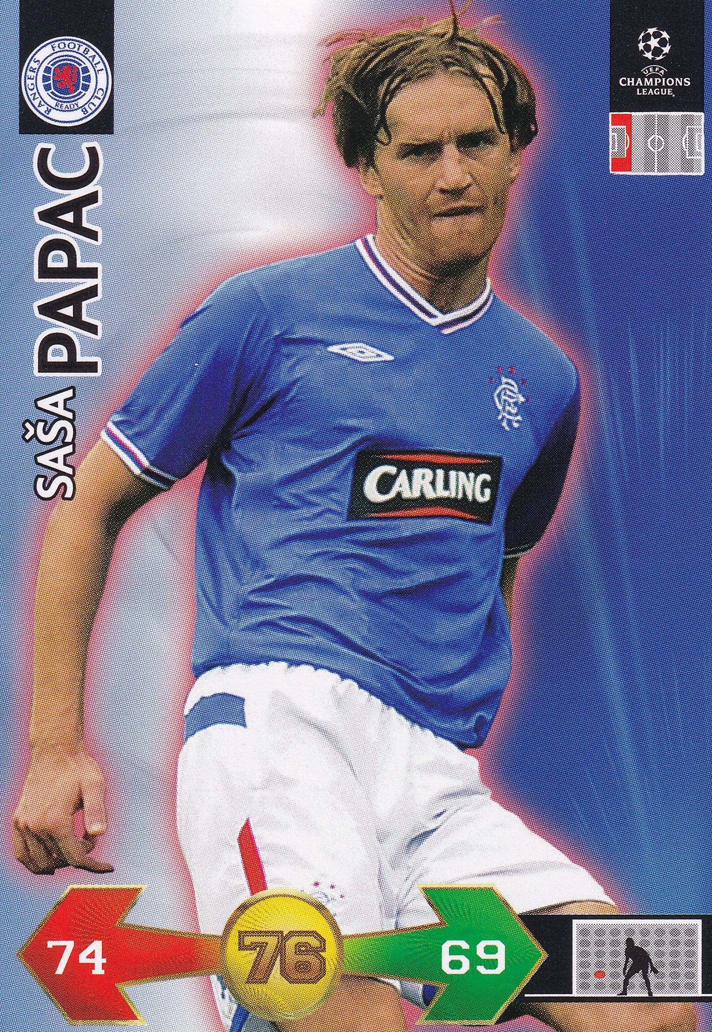 250. SASA PAPAC - GLASGOW RANGERS