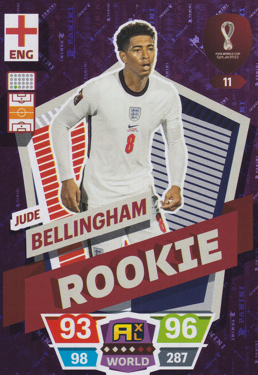 011. JUDE BELLINGHAM - ENGLAND - ROOKIE