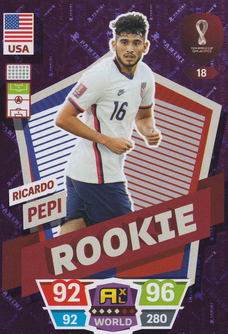 018. RICARDO PEPI - USA - ROOKIE