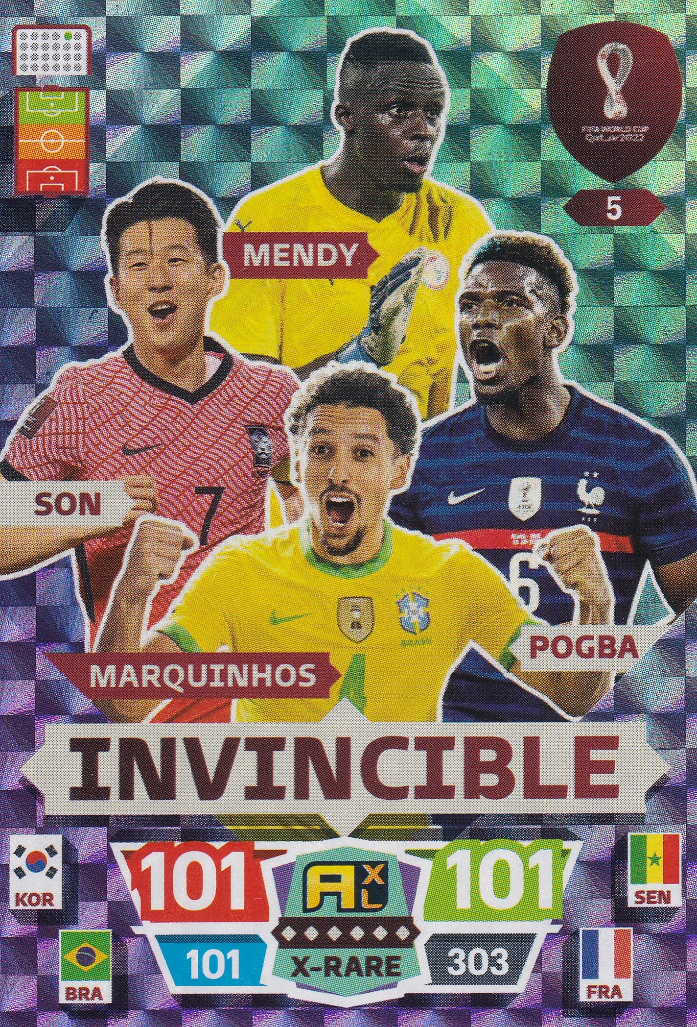 005. MENDY - SON - POGBA - MARQUINHOS - INVINCIBLE