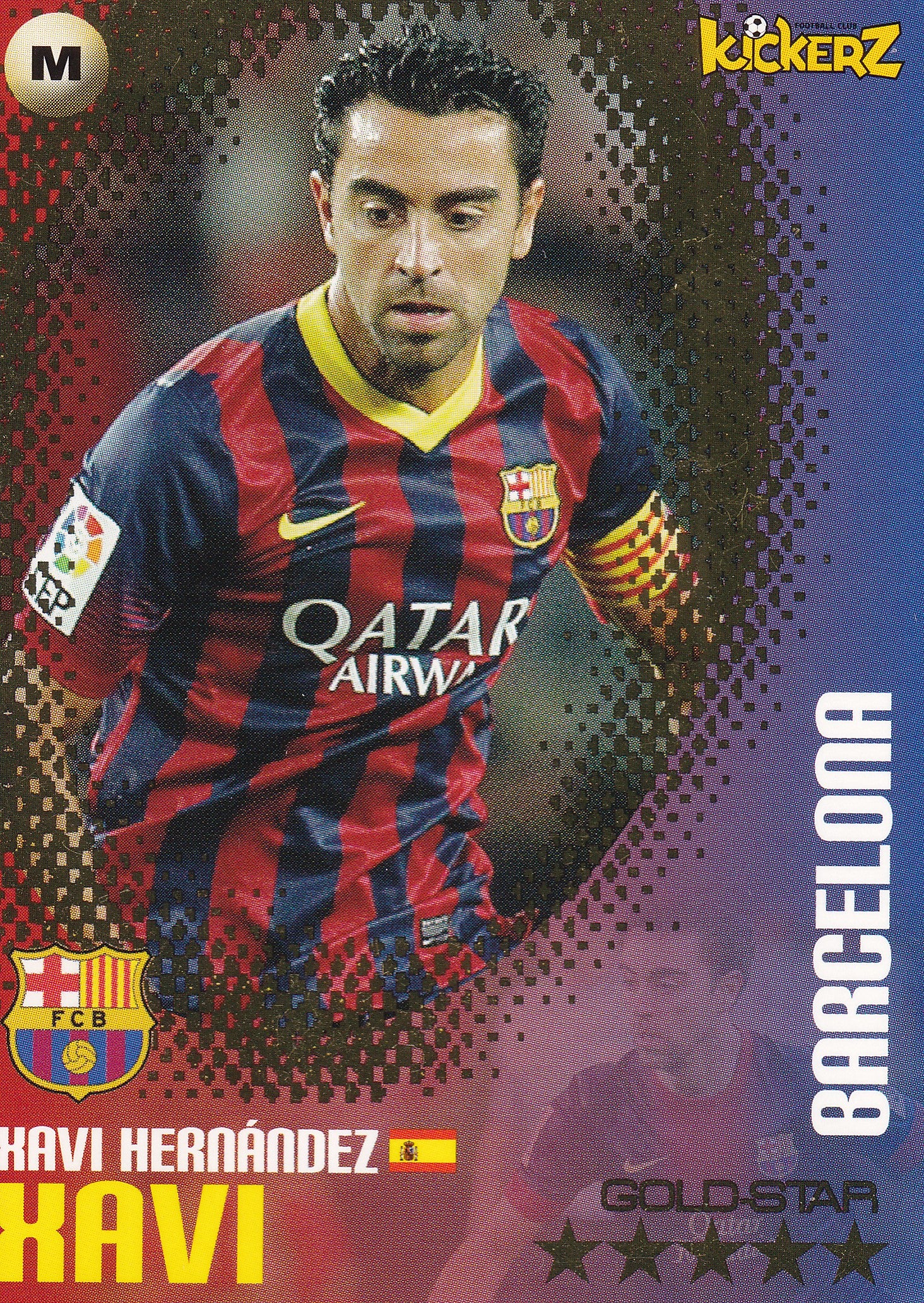 XAVI HERNANDEZ - FC BARCELONA - GOLDSTAR