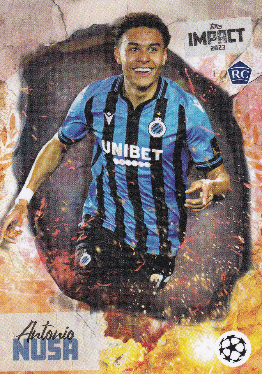 ANTONIO NUSA - CLUB BRUGGE - ROOKIE CARD - IMPACT 2023