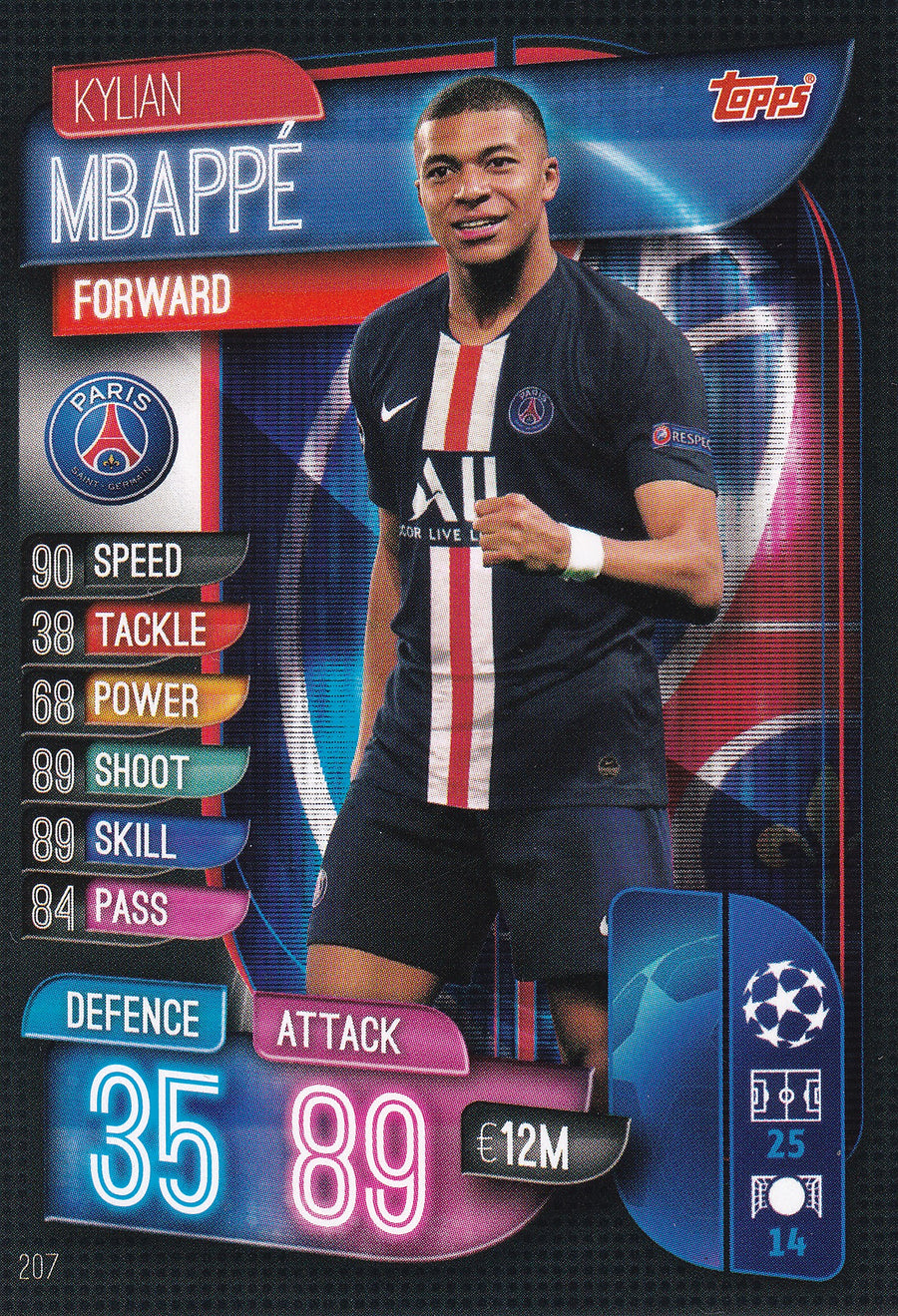 207. KYLIAN MBAPPE - PARIS SAINT-GERMAIN