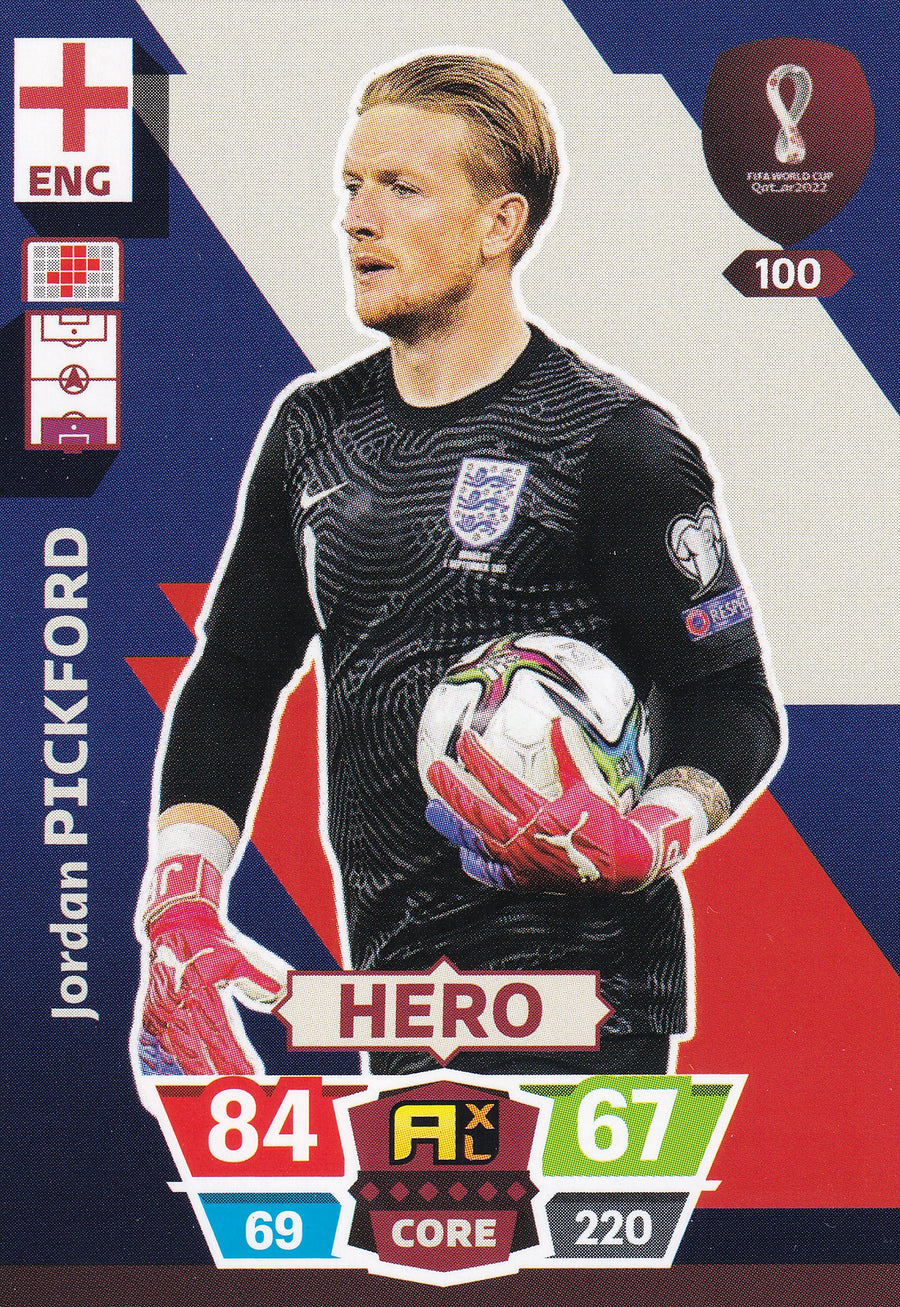 100. JORDAN PICKFORD - ENGLAND