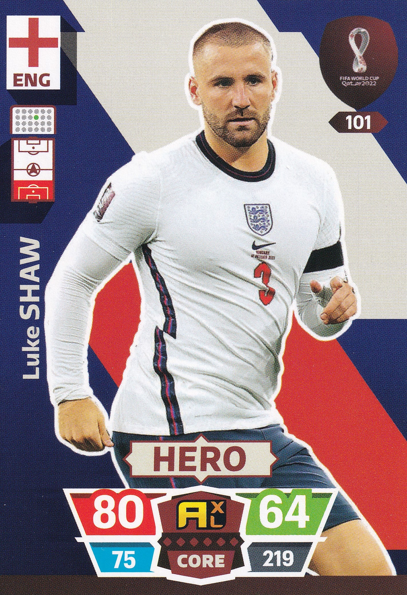 101. LUKE SHAW - ENGLAND