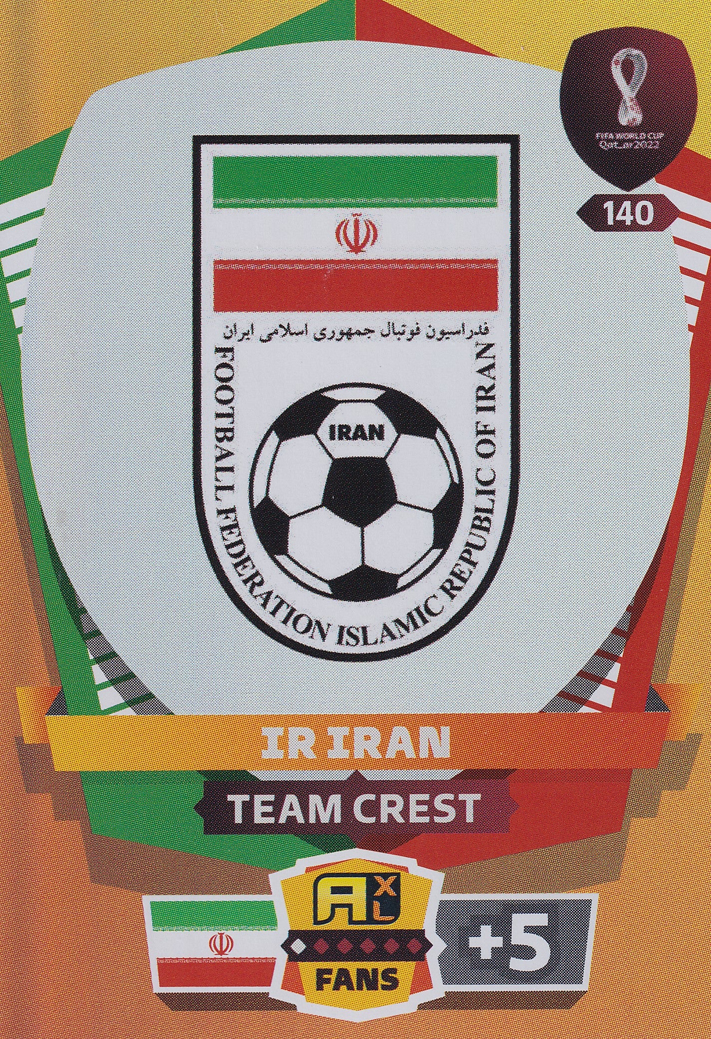 140. IR IRAN - TEAM CREST