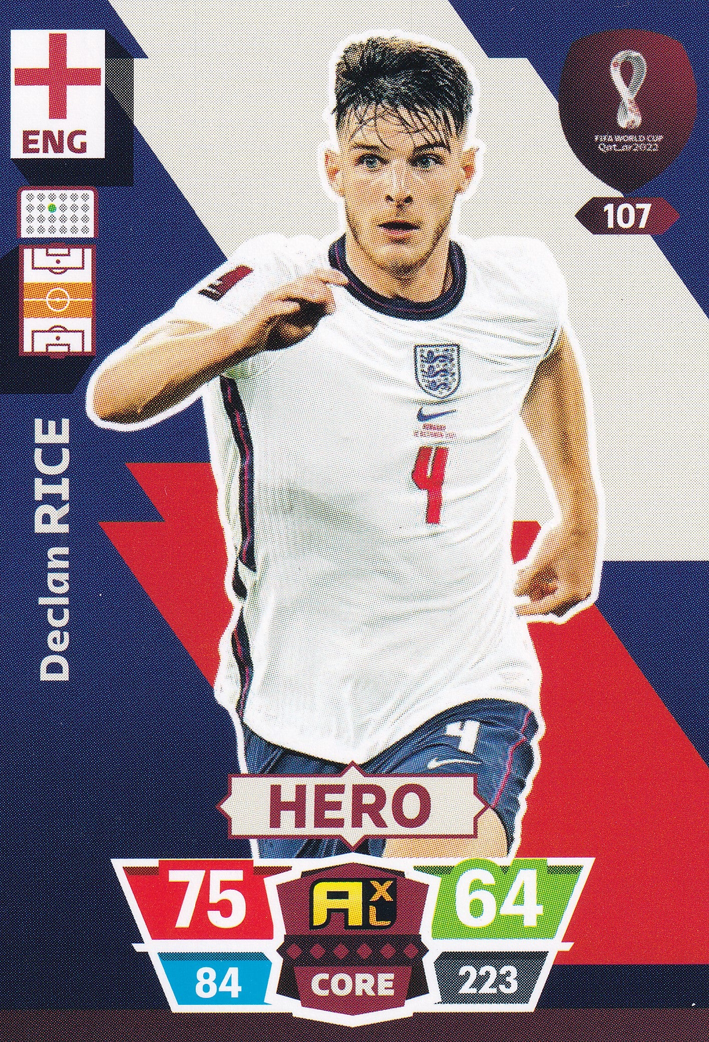 107. DECLAN RICE - ENGLAND