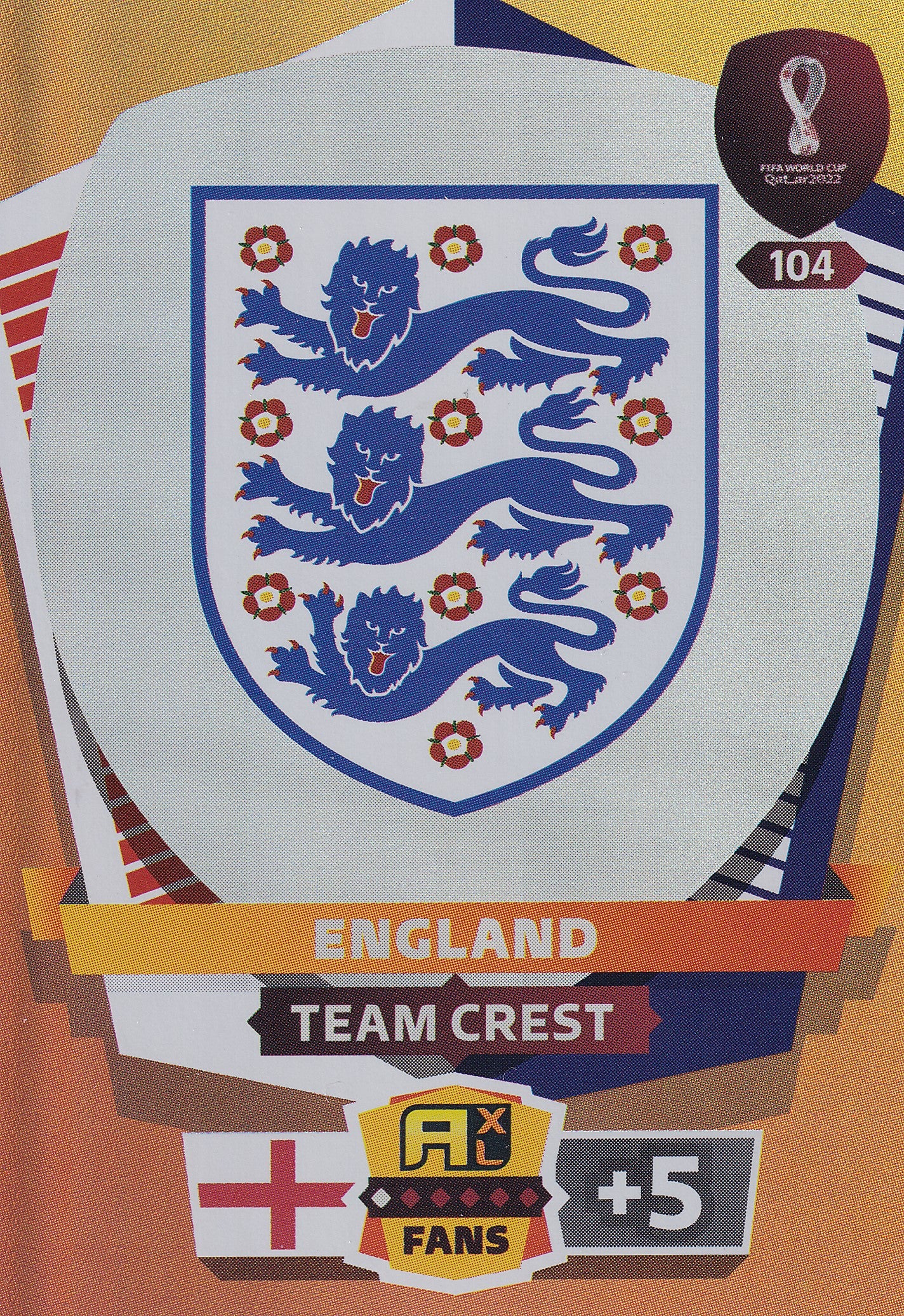 104. ENGLAND - TEAM CREST
