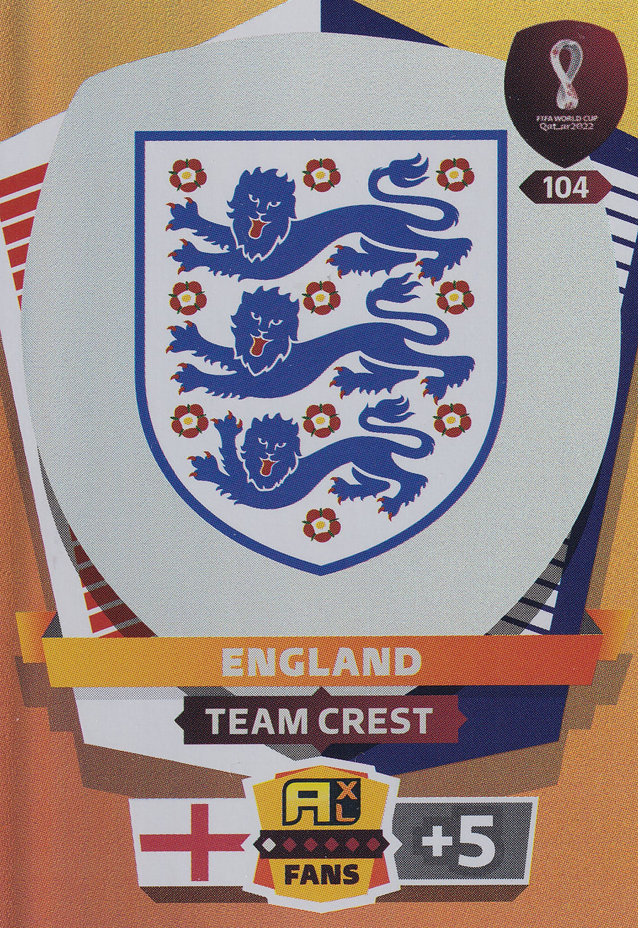 104. ENGLAND - TEAM CREST
