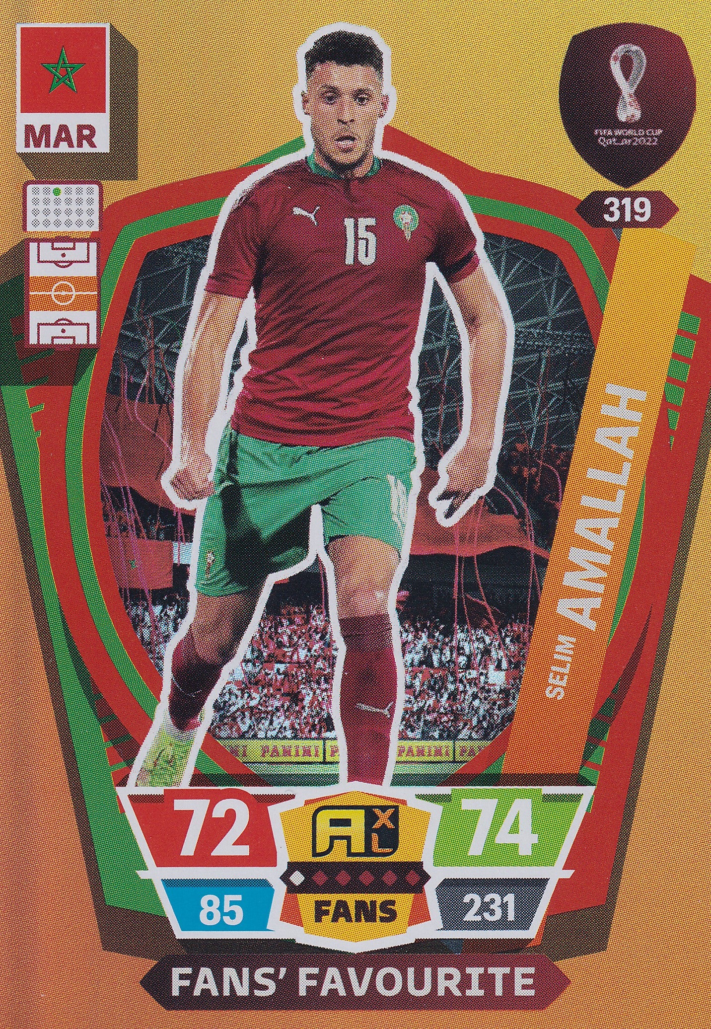 319. SELIM AMALLAH - MAROCCO - FANS FAVOURITE