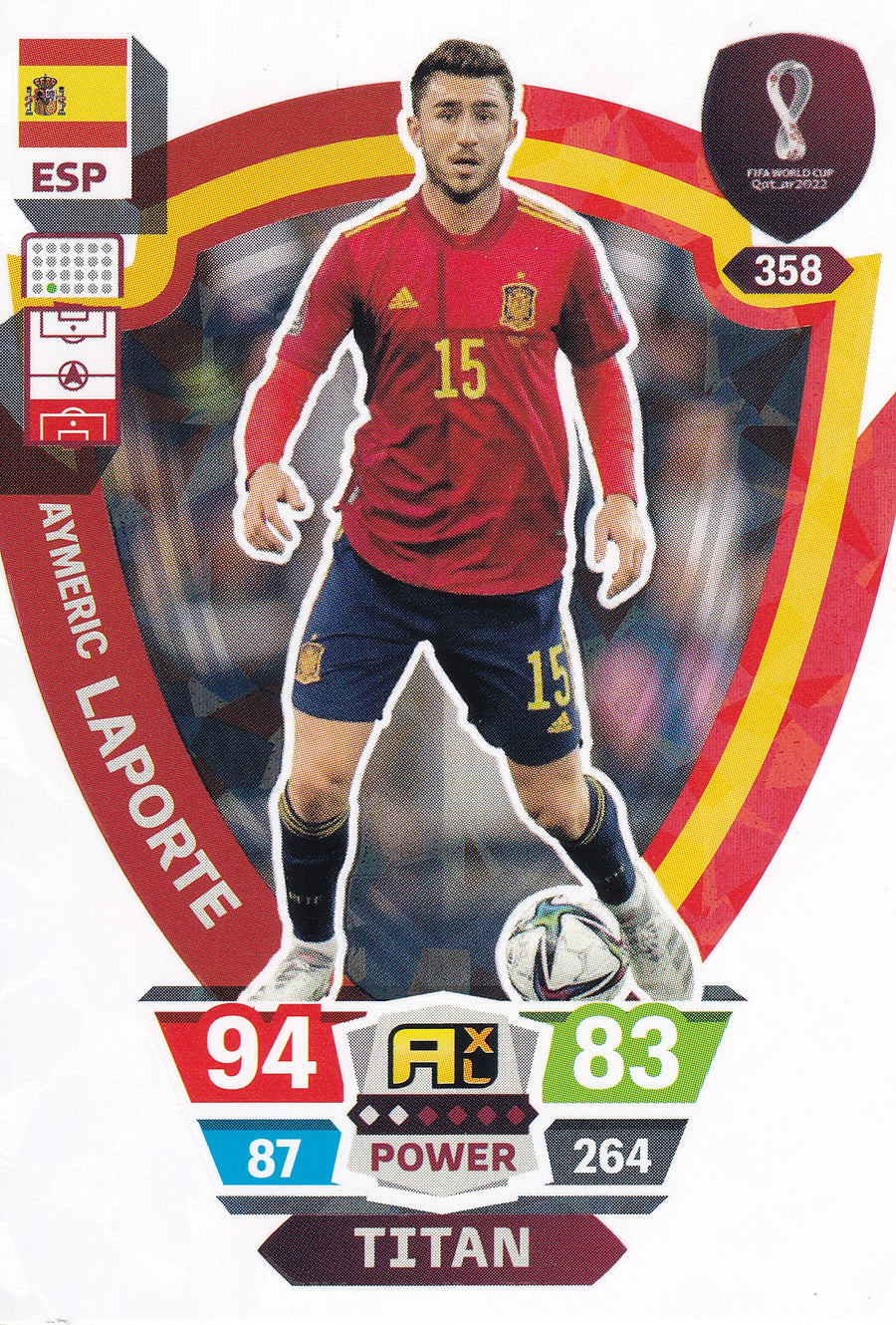 358. AYMERIC LAPORTE - ESPAÑA - TITAN