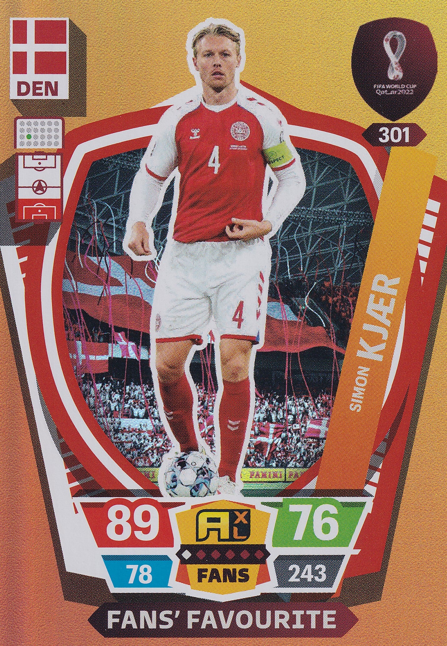 301. SIMON KJÆR - DENMARK - FANS FAVOURITE