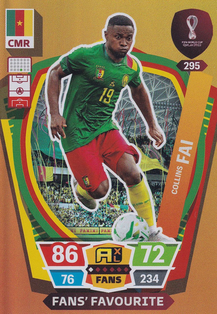 295. COLLINS FAI - CAMEROON - FANS FAVOURITE