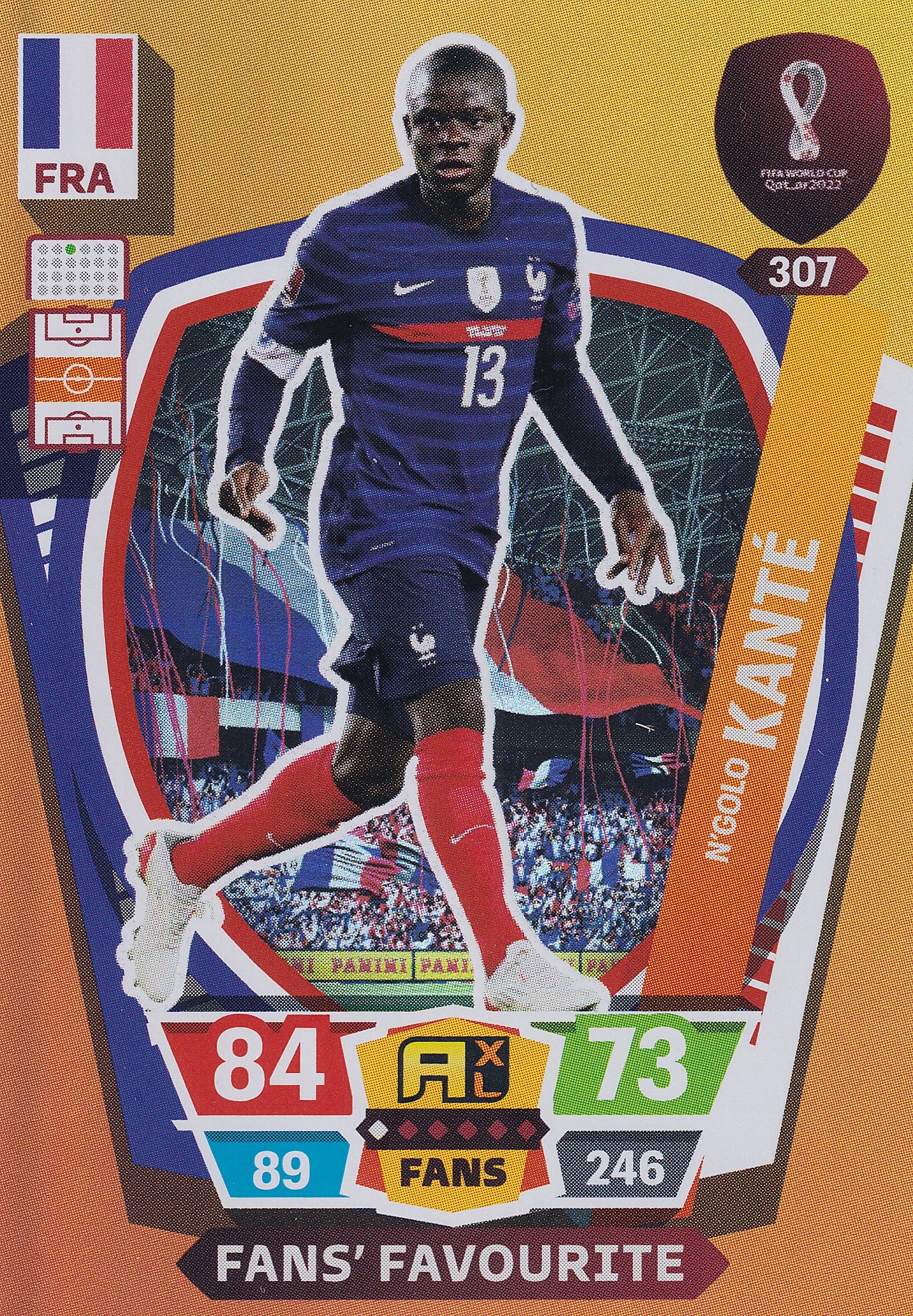 307. N'GOLO KANTE - FRANCE - FANS FAVOURITE
